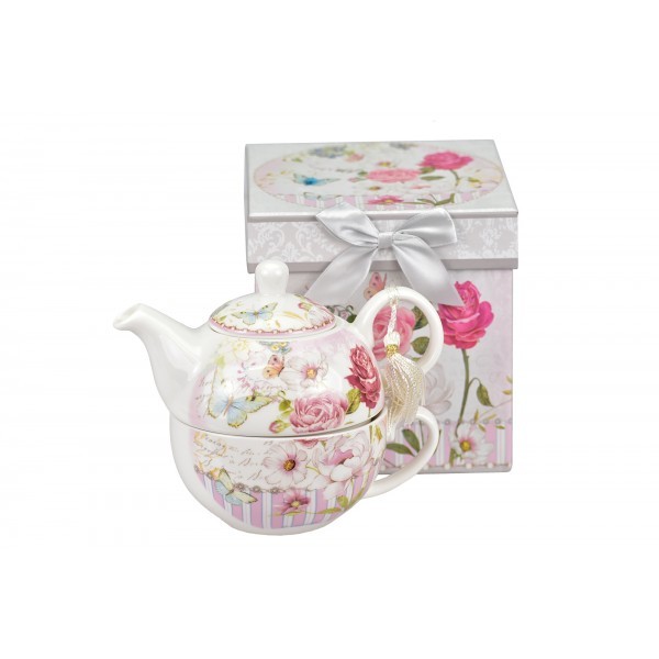 Tea for One Rosa 14x17 cm