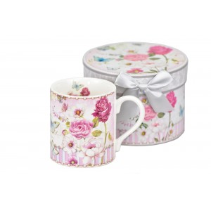 Porcelánový hrnek Rosa 200 ml v dárkové krabičce