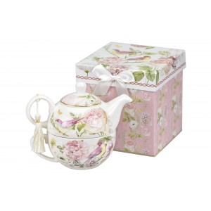 Tea for One Birds 14x17 cm