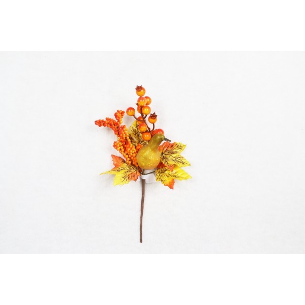 Podzimní větvička s dýní 28 cm