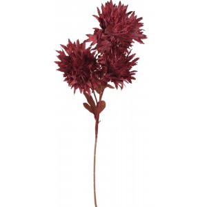 Umělá květina bordó 65 cm