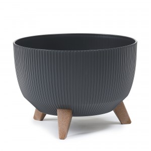Plastová mísa Roma eco recycled jumper 470 mm, antracit