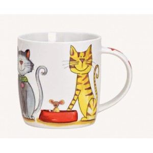 Porcelánový hrnek kočky 365 ml