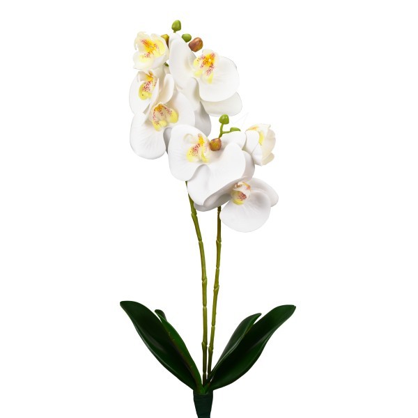 Umělý Phalaenopsis bílý 50 cm