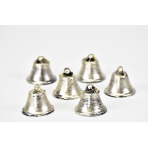 Kovový zvoneček champagne sada 6 ks, 4x4,2 cm
