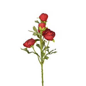 Umělá růže bordó 60 cm