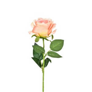 Umělá růže tmavě růžová 50 cm