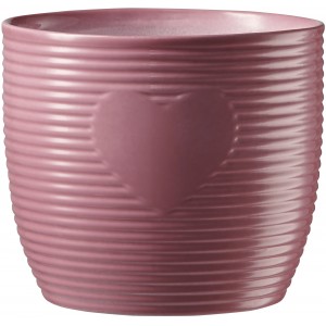 Keramický květináč Heartbeat 13 cm malinový