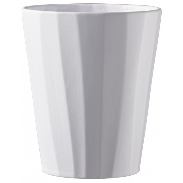Keramický květináč na orchideje Umea Pure 15x13 cm bílý matný