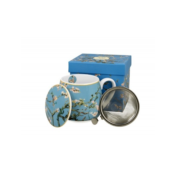 Porcelánový hrnek byliňák Almond Blossom inspired by Van Gogh 430 ml v dárkovém boxu