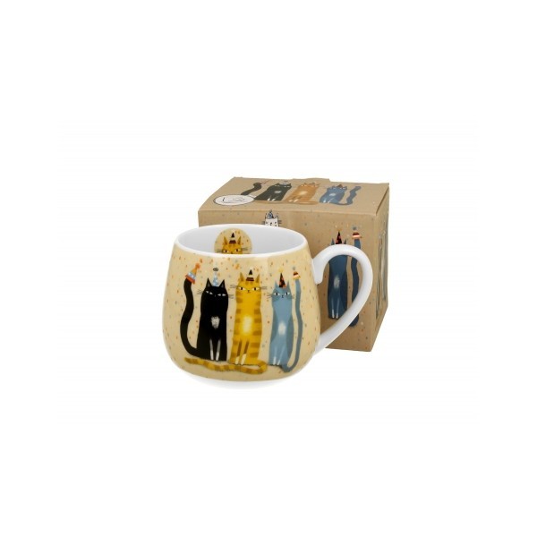 Porcelánový hrnek Cat's World party 430 ml v dárkovém boxu