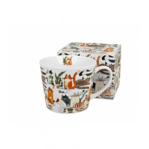 Porcelánový hrnek Cat's World lazy cats 610 ml v dárkovém boxu