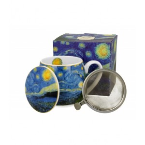 Porcelánový hrnek byliňák Starry Night inspired by Van Gogh 430 ml v dárkovém boxu
