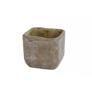 Květináč Anton šedý 10x10x10 cm