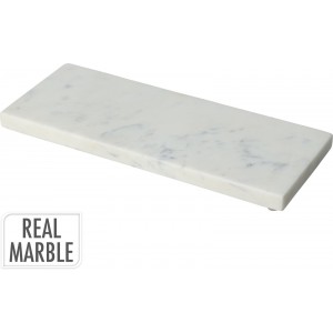 Mramorová deska 25x10x1,5 cm bílá, 1100 g