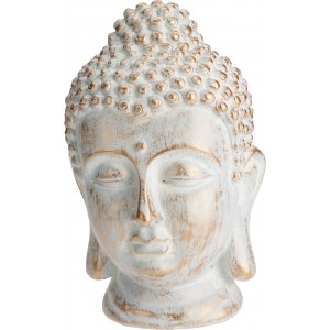 Buddha busta champagne 23,5x15x15 cm
