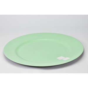 Plastový talíř zelený 33x2 cm