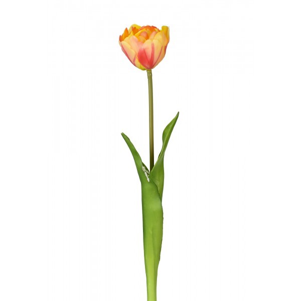 Tulipán růžovo-oranžový 43 cm
