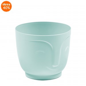 Plastový květináč Atena 165 mm, mátový