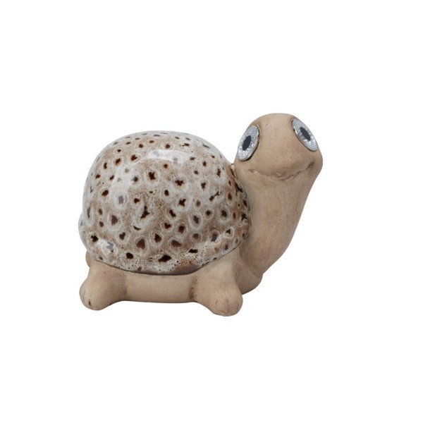 Solární LED zvířátko želva hnědá 13,5 x 6,6 x 10,8 cm