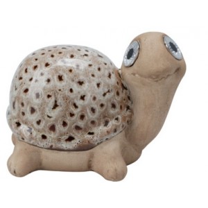 Solární LED zvířátko želva hnědá 13,5 x 6,6 x 10,8 cm