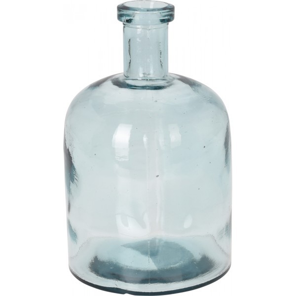 Skleněná váza z recyklovaného skla 24x15 cm