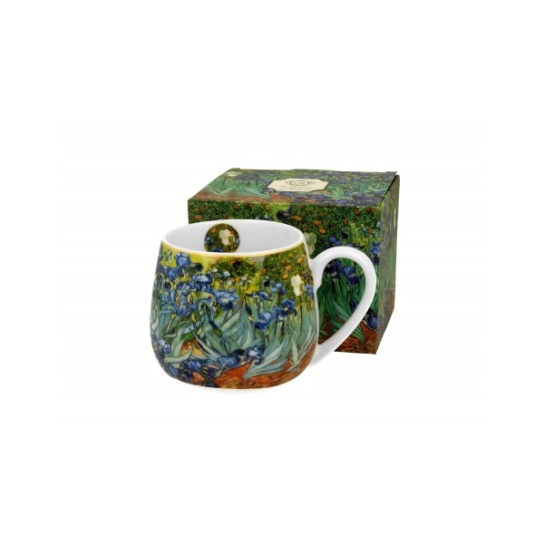 Porcelánový hrnek Irises inspired by Van Gogh 430 ml v dárkovém boxu