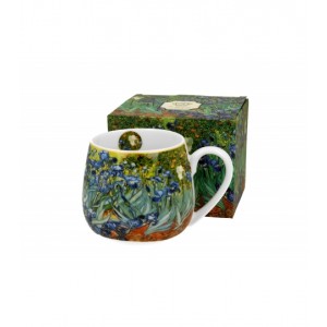 Porcelánový hrnek Irises inspired by Van Gogh 430 ml v dárkovém boxu