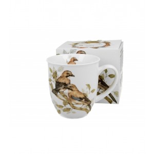 Porcelánový hrnek Eurasian Jays 400 ml v dárkové krabičce