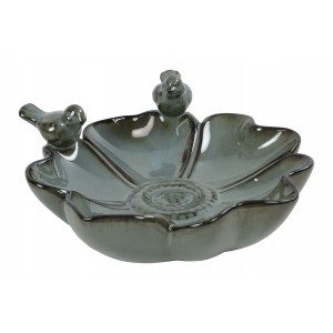 Keramické pítko pro ptáky Mala S modré 26x25x10,5