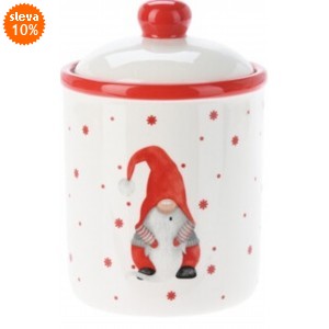 Keramická dóza se skřítkem A 600 ml