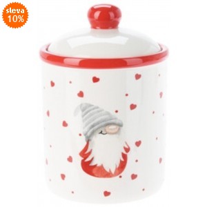 Keramická dóza se skřítkem B 600 ml