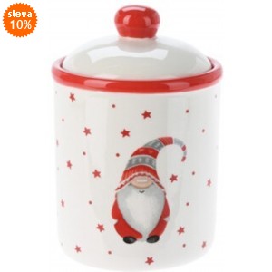 Keramická dóza se skřítkem C 600 ml