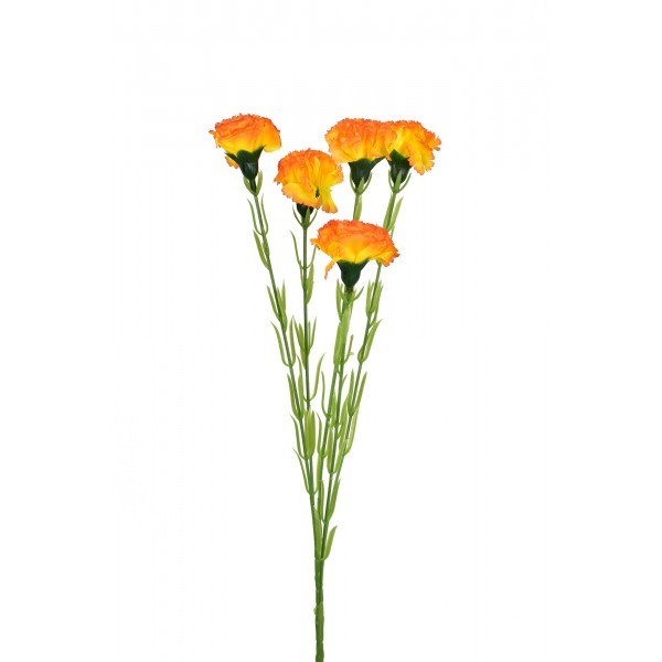 Trsový karafiát 61 cm, oranžový