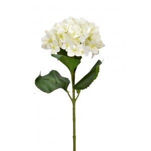Umělá hortenzie bílá 68 cm
