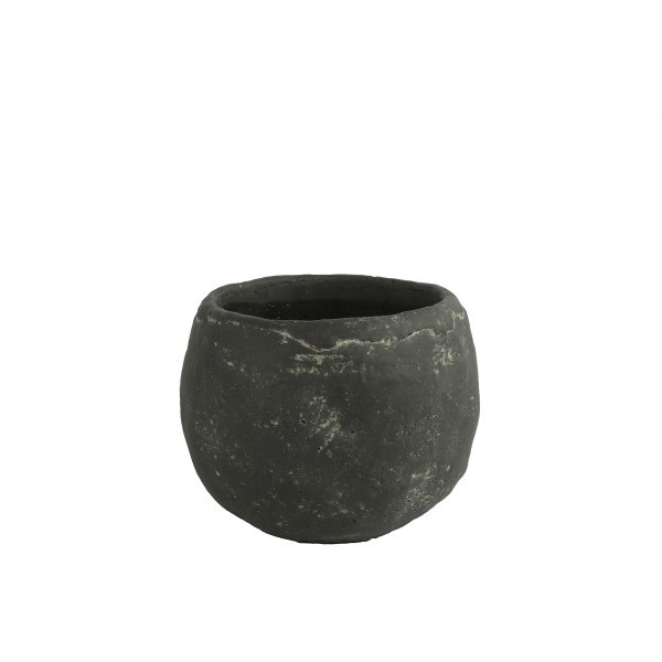Květináč Marvin antracit 13x17 cm