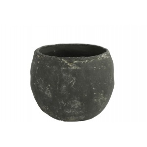 Květináč Marvin antracit 16x20 cm
