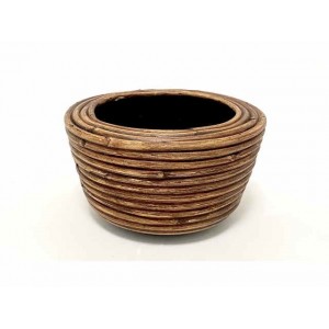 Proutěný koš Kubu 19x12 cm s plastovým vkladem