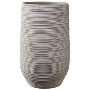 Keramická váza Ravenna greige 30x18 cm šedo-béžová