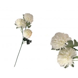 Chryzantéma krémová 63 cm