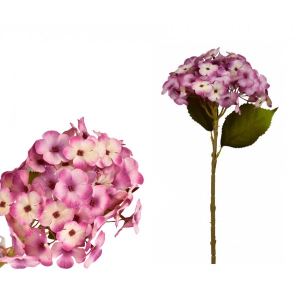 Umělá hortenzie fialová 45 cm