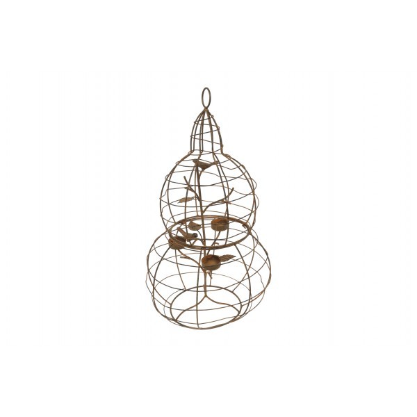 Kovový svícen Birdcage 53 cm rez