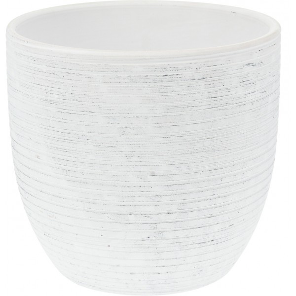 Keramický květináč Sia bílý