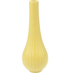 Vysoká porcelánová váza 20 cm žlutá