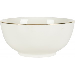 Porcelánová miska Sisa 1500 ml bílo-zlatá