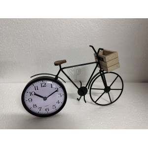 Stolní hodiny Kolo 33,5 cm černé