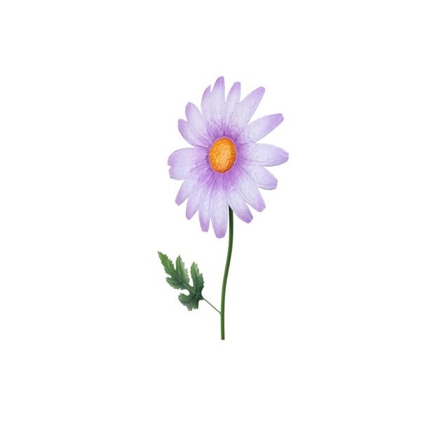 Kovový zápich Gerbera 80 cm C