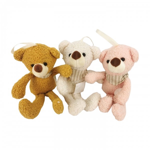 Plyšový medvěd mix druhů 24 cm, balení 12 ks