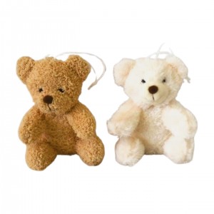 Plyšový medvěd mix druhů 11 cm, balení 12 ks