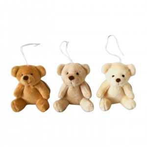 Plyšový medvěd mix druhů 8 cm, balení 12 ks